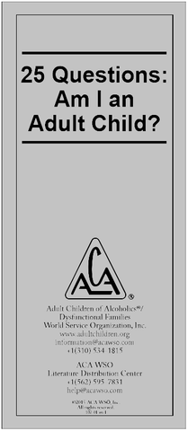 25 Questions Pamphlet